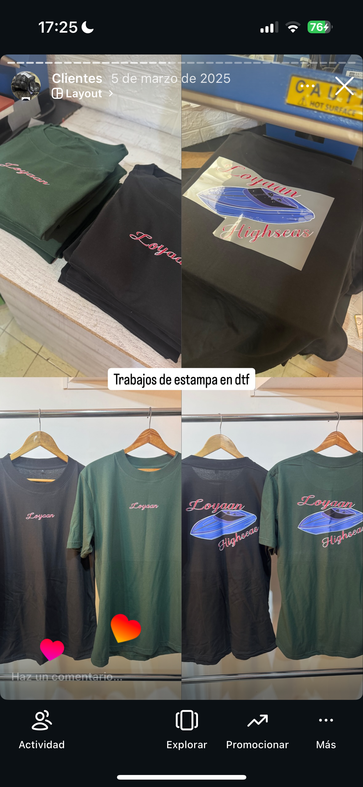 Trabajo personalizado