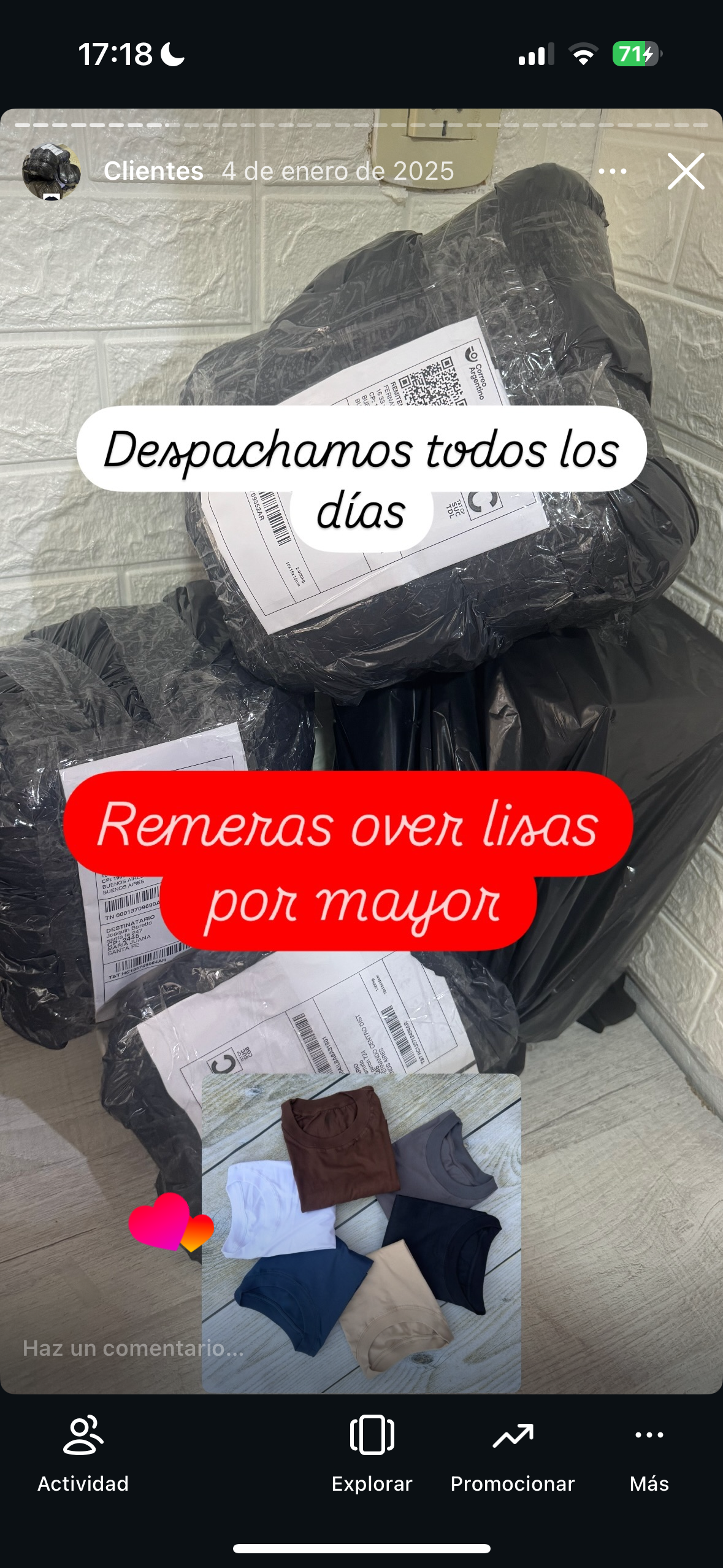 Entregas todos los días
